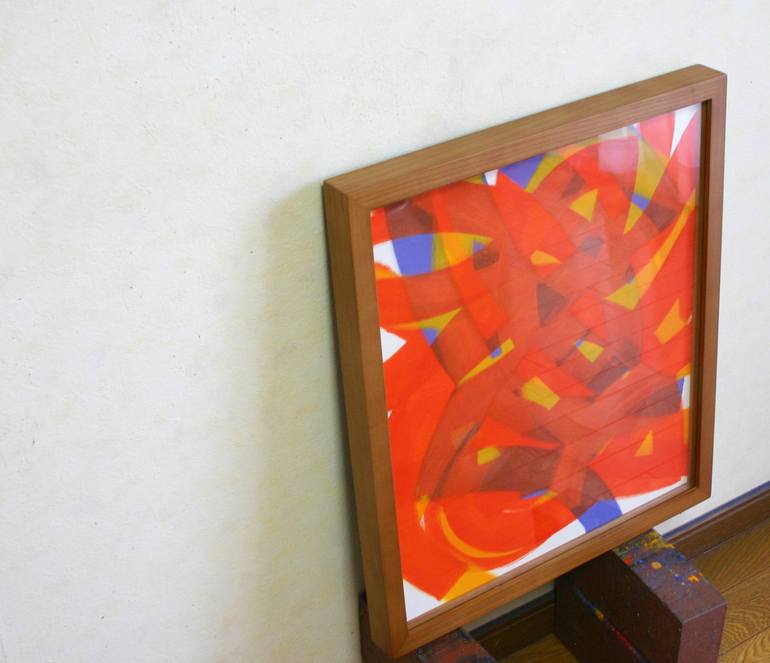 Original Abstract Automobile Painting by Akihito Izumi