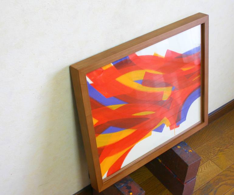 Original Abstract Painting by Akihito Izumi