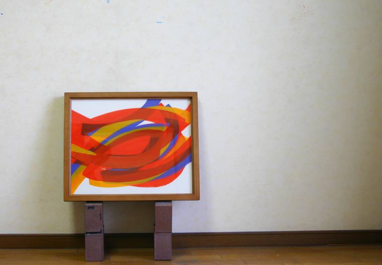 Original Abstract Painting by Akihito Izumi