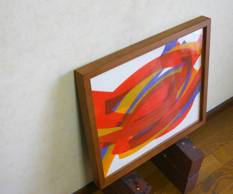 Original Abstract Painting by Akihito Izumi