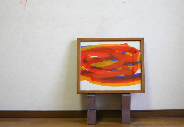 Original Abstract Painting by Akihito Izumi