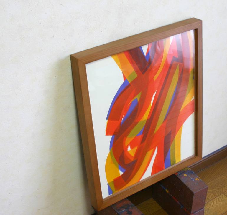 Original Abstract Painting by Akihito Izumi