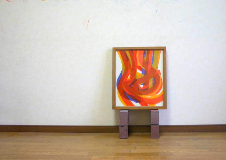 Original Abstract Painting by Akihito Izumi