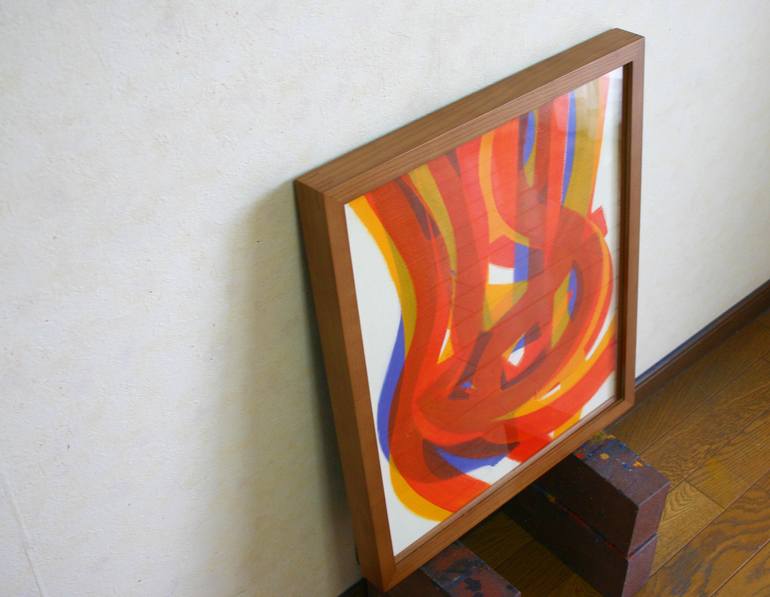 Original Abstract Painting by Akihito Izumi