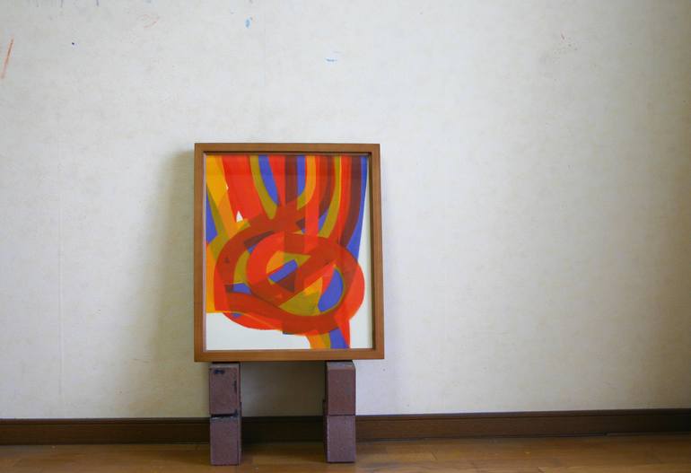 Original Abstract Painting by Akihito Izumi