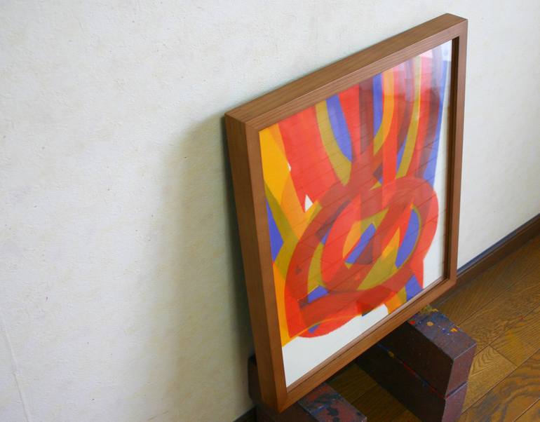 Original Abstract Painting by Akihito Izumi