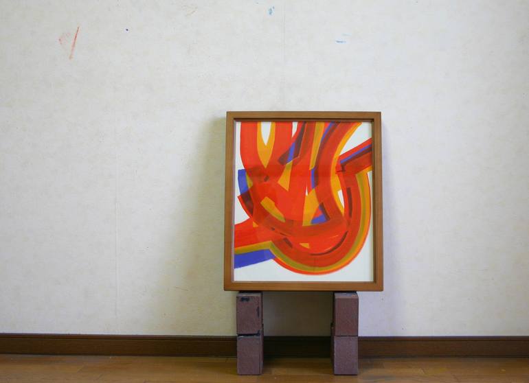 Original Abstract Painting by Akihito Izumi