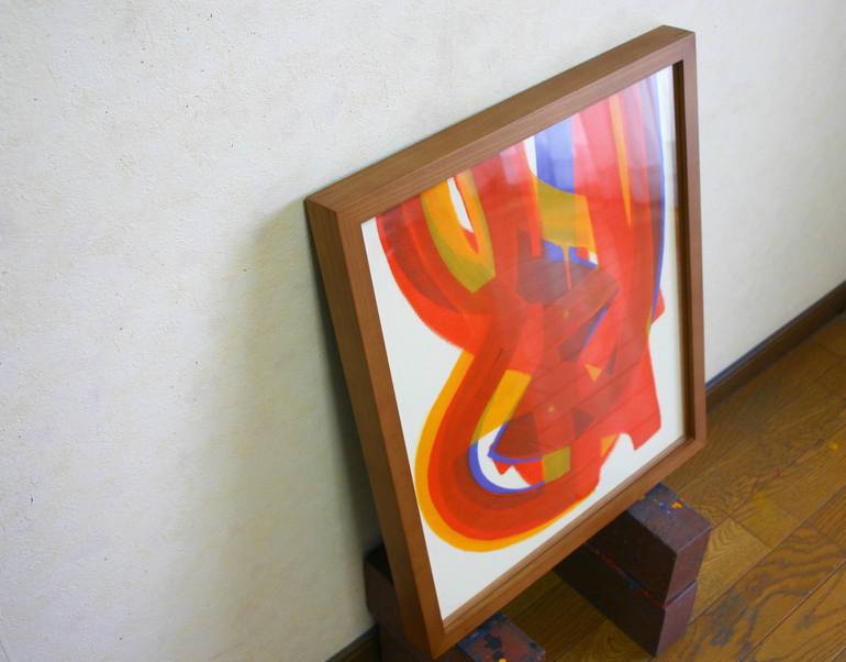 Original Abstract Painting by Akihito Izumi