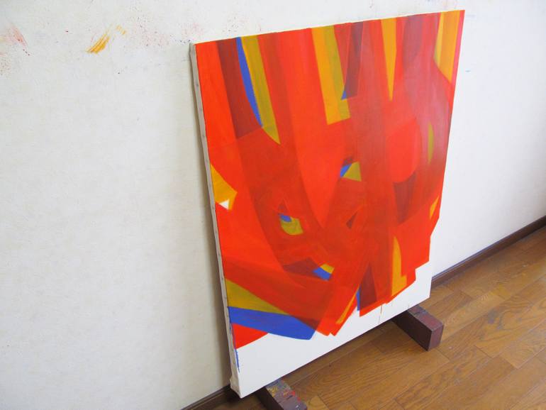 Original Abstract Painting by Akihito Izumi