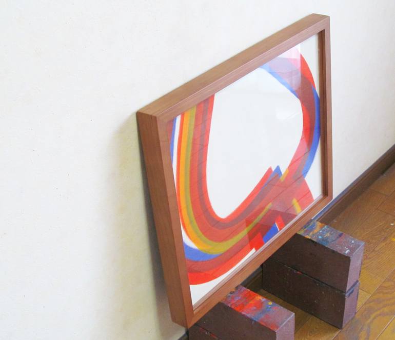 Original Abstract Painting by Akihito Izumi