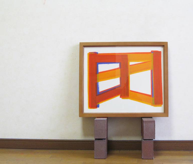 Original Abstract Painting by Akihito Izumi