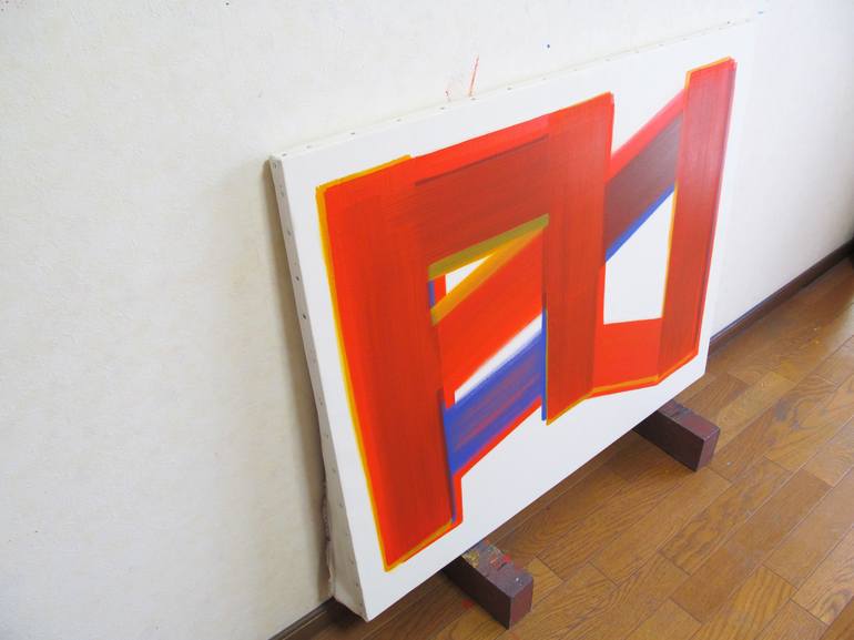 Original Abstract Painting by Akihito Izumi