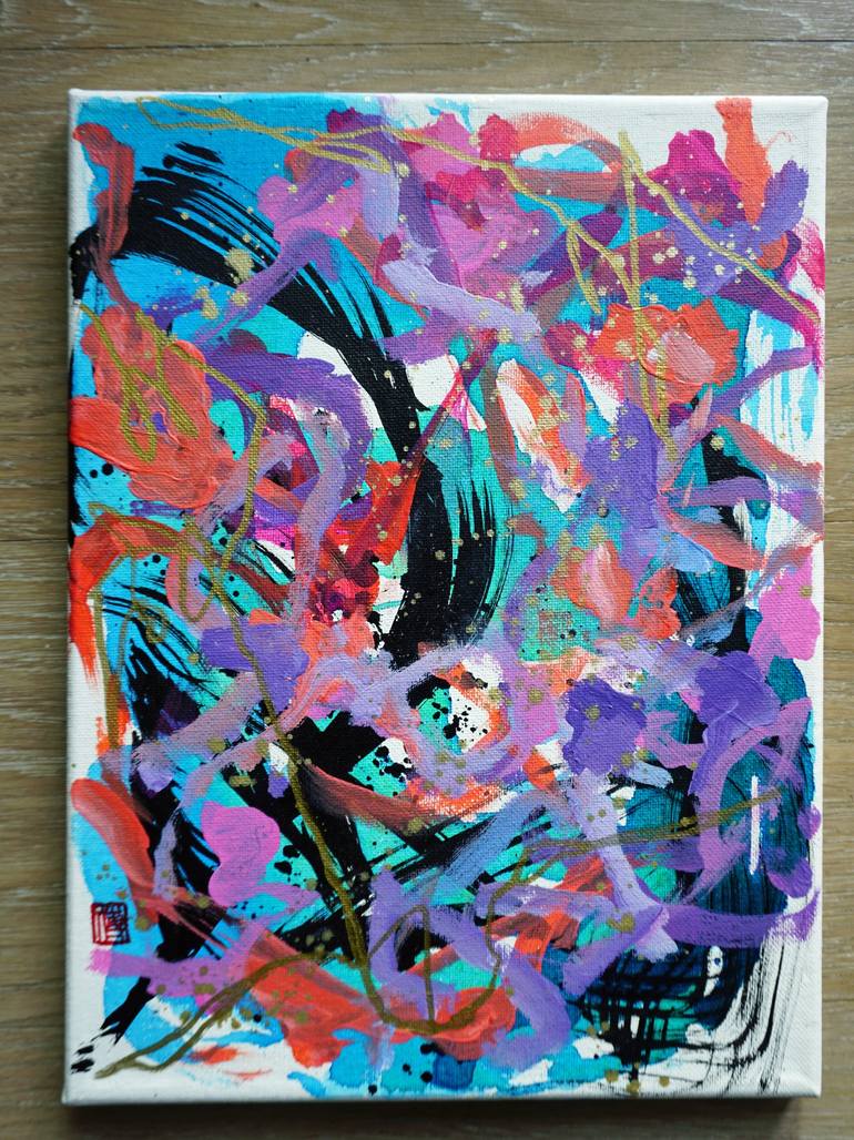 Original Abstract Painting by Odilia Fu