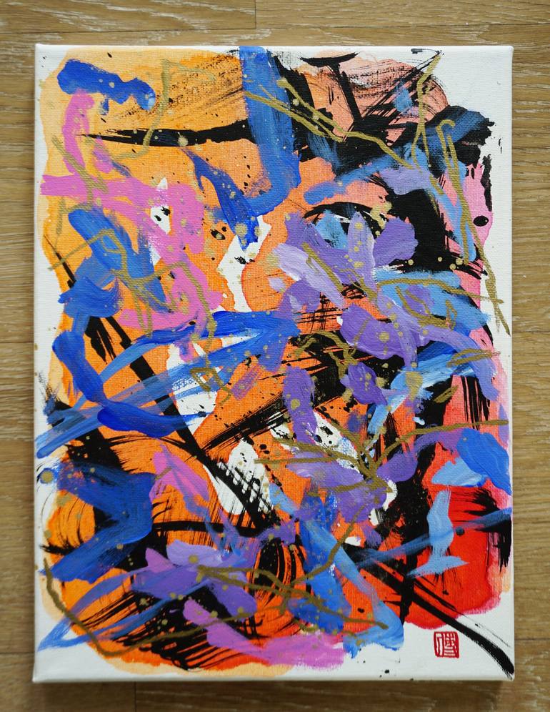 Original Abstract Painting by Odilia Fu