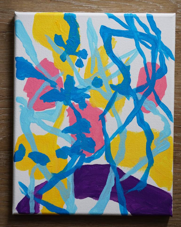 Original Contemporary Abstract Painting by Odilia Fu
