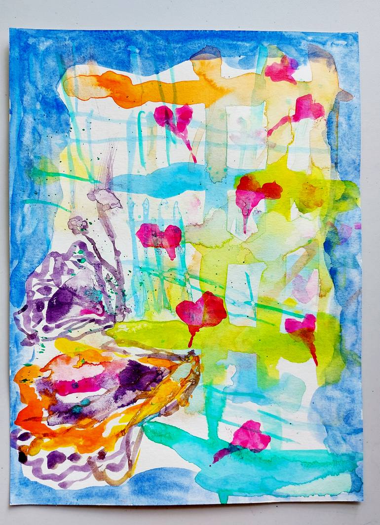 Original Contemporary Abstract Painting by Odilia Fu