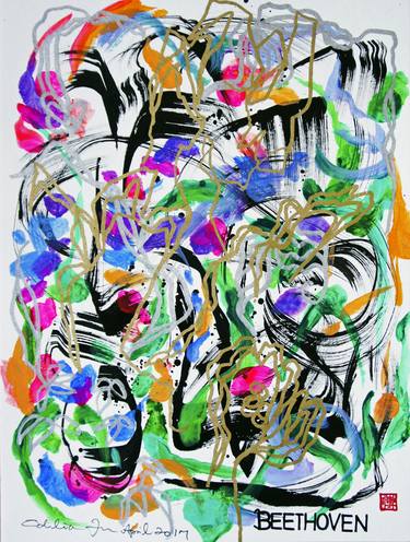 Original Abstract Drawings by Odilia Fu