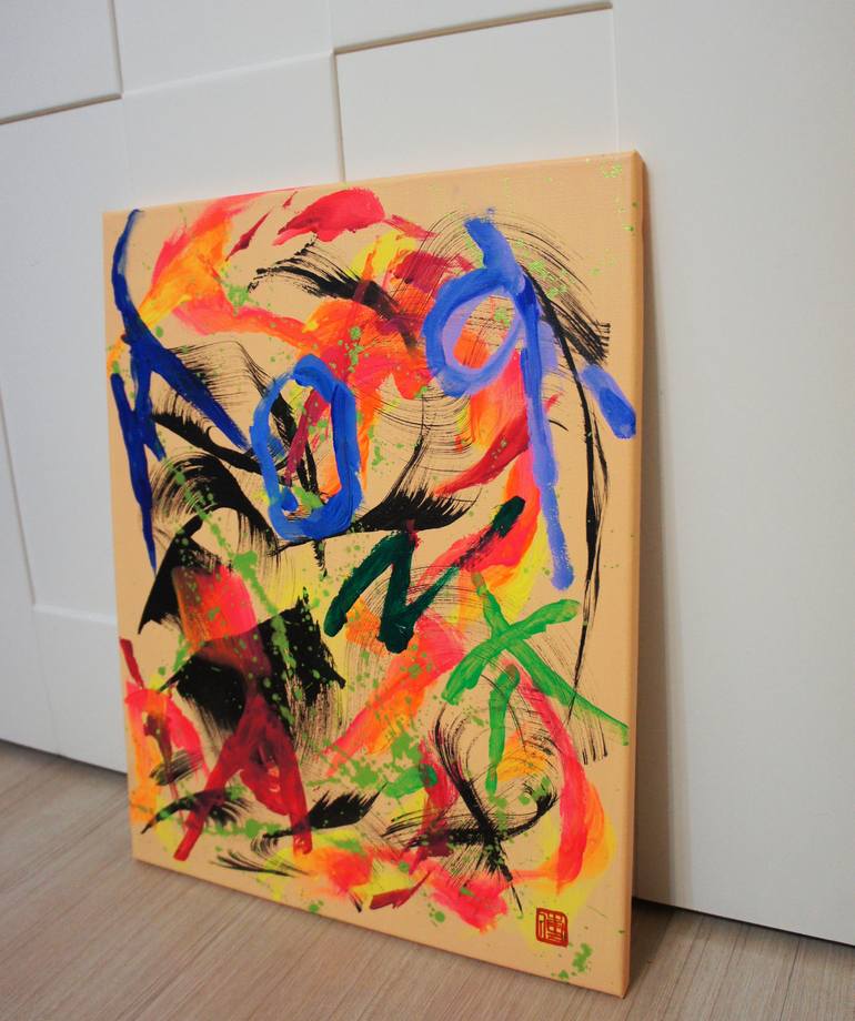 Original Abstract Painting by Odilia Fu