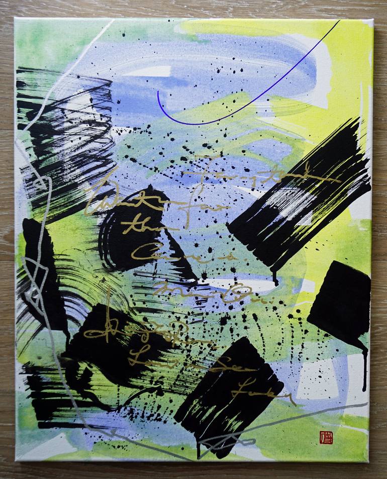 Original Abstract Painting by Odilia Fu