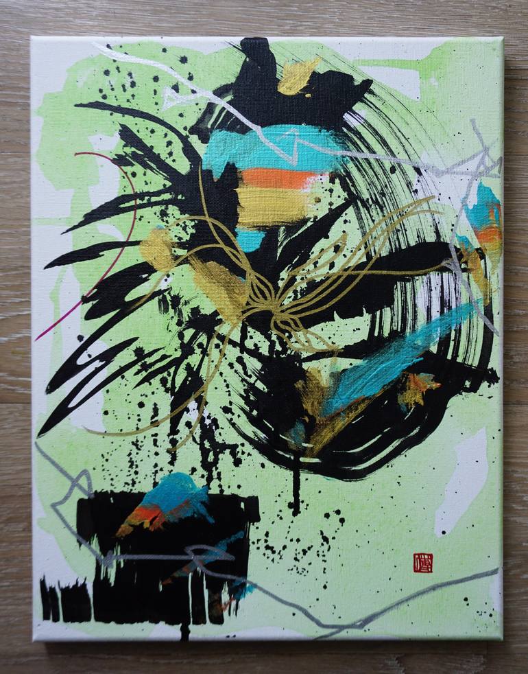 Original Abstract Painting by Odilia Fu