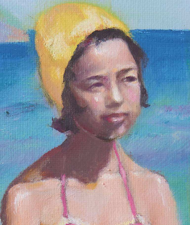 Original Portrait Painting by Molly Kim