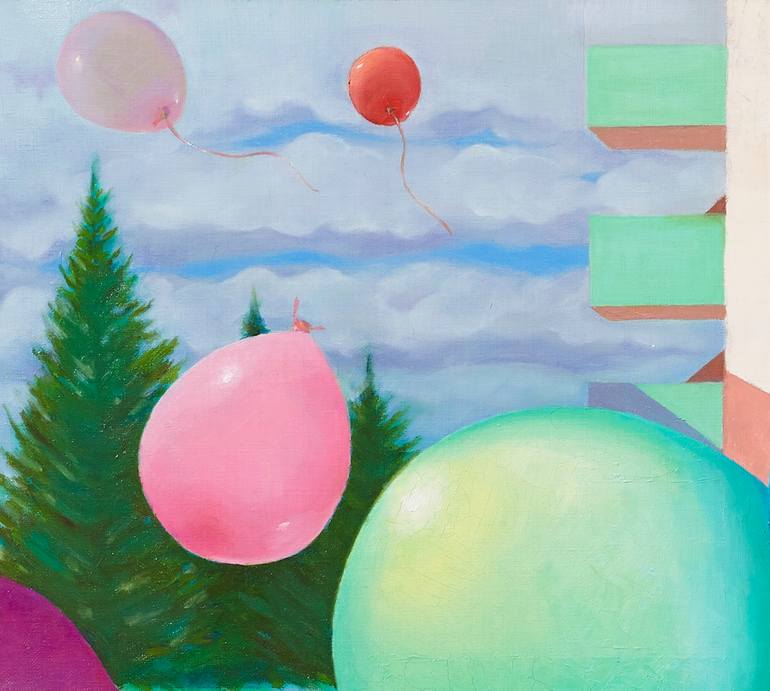 Original Figurative Family Painting by Molly Kim