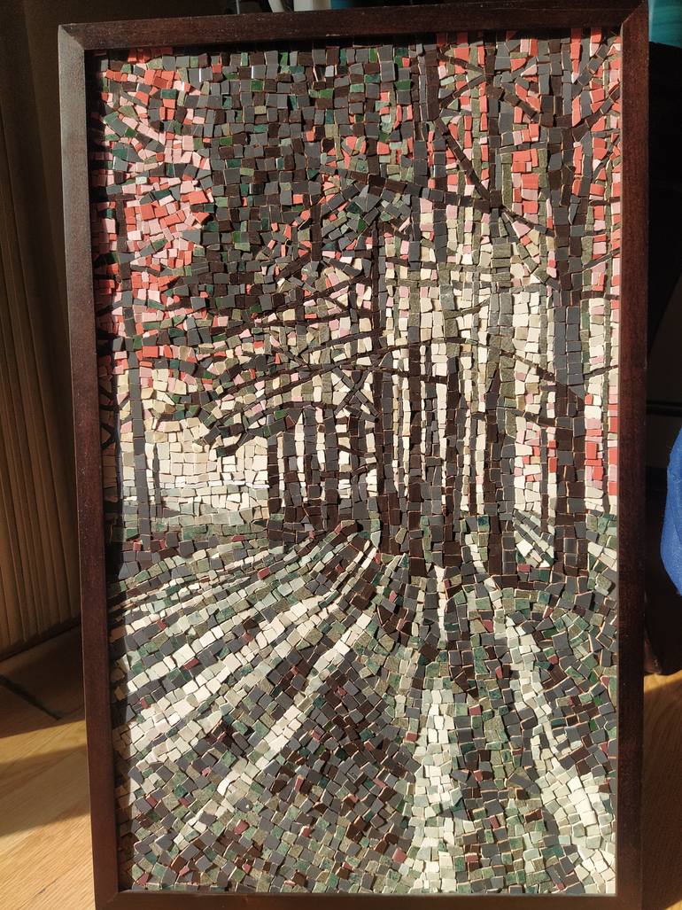 Original Abstract Landscape Collage by Kamen Hristov