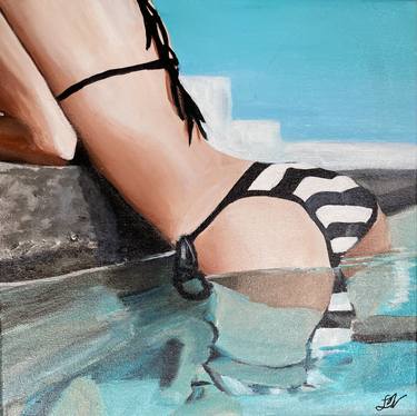 Original Figurative Women Paintings by Laney Wylde