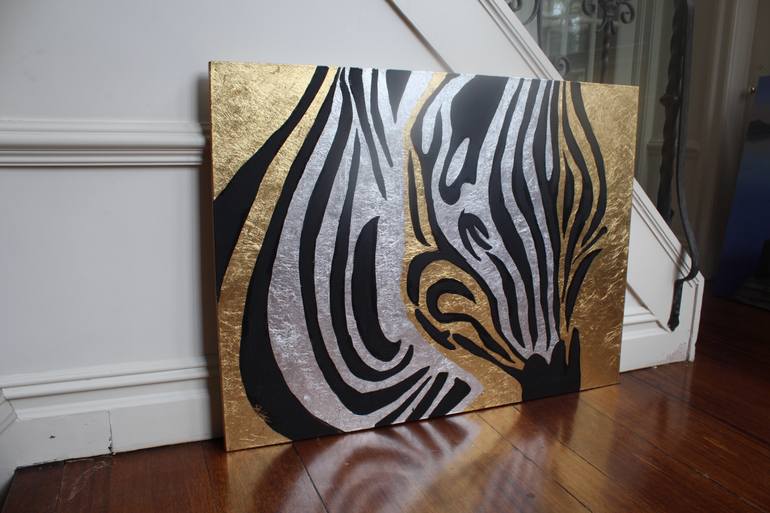 Original Abstract Animal Painting by Sharon Hackman