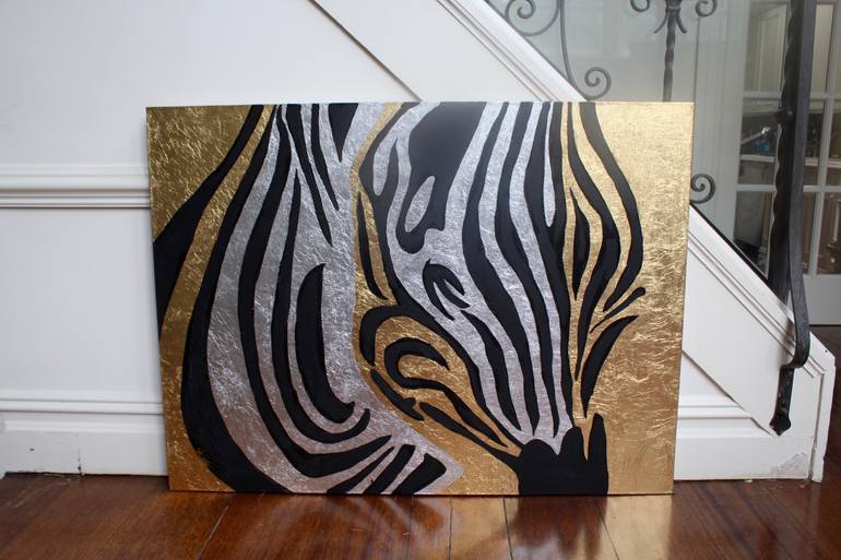 Original Abstract Animal Painting by Sharon Hackman