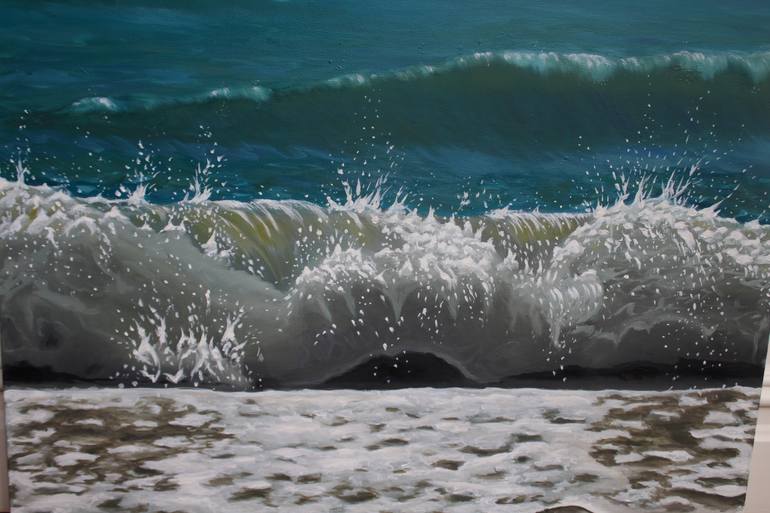 Original Modernism Landscape Painting by Sharon Hackman