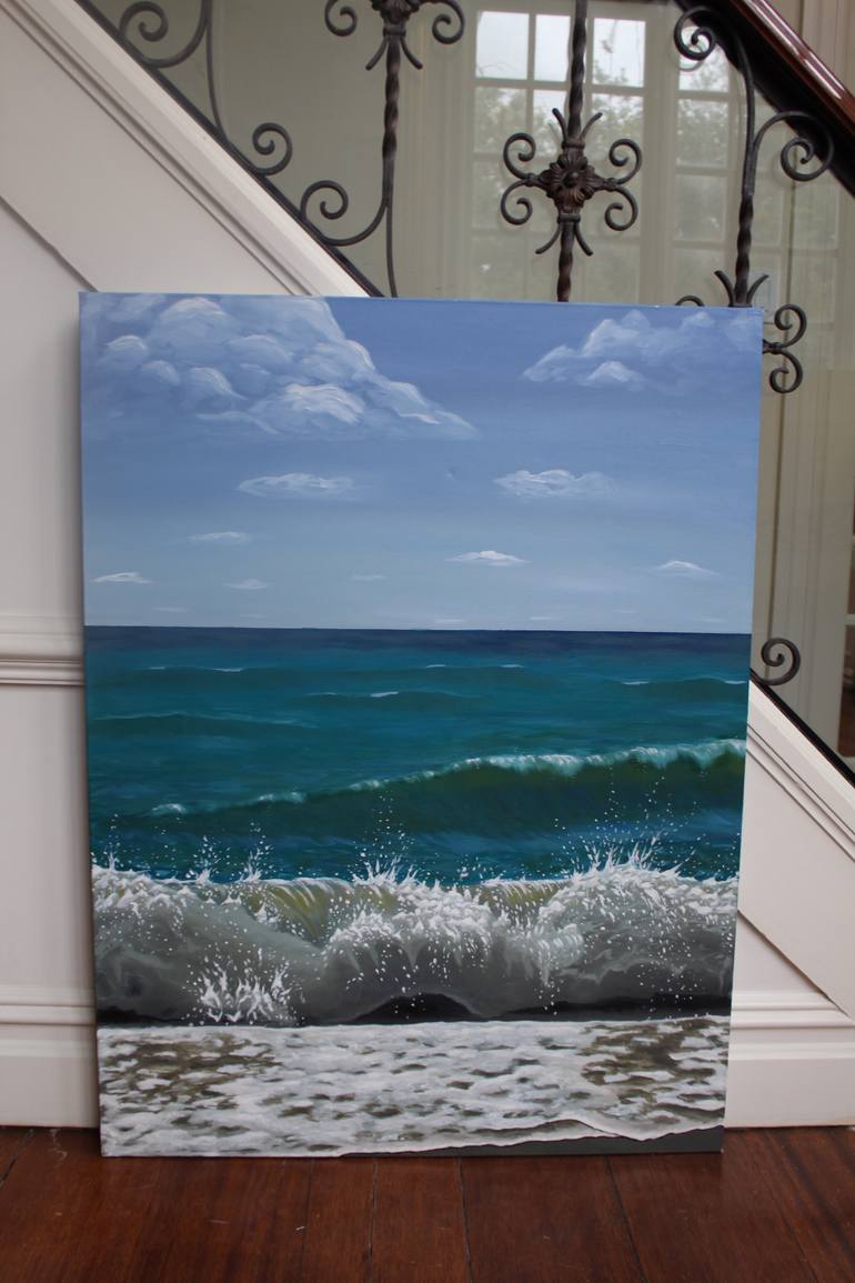 Original Modernism Landscape Painting by Sharon Hackman