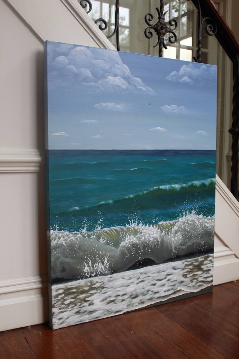 Original Modernism Landscape Painting by Sharon Hackman