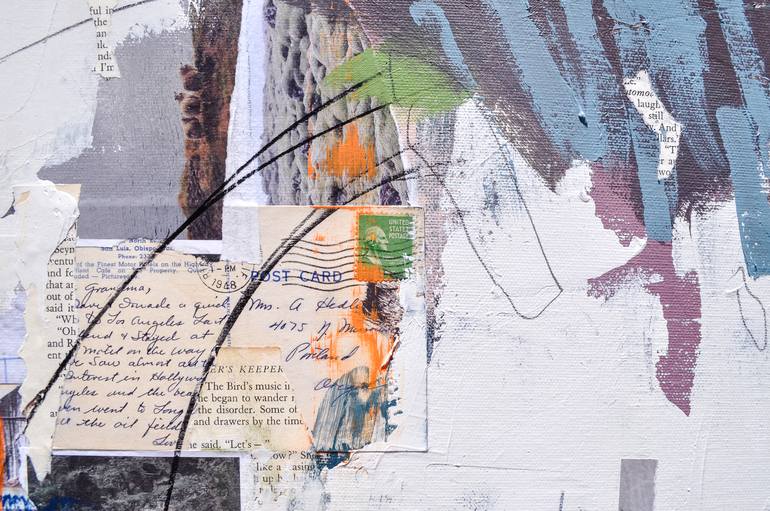 Original Documentary Abstract Collage by Dana Caldera