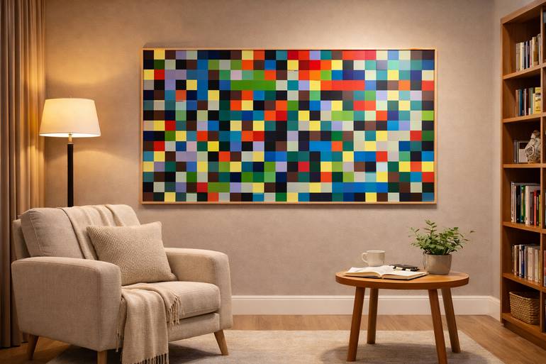 Original Conceptual Abstract Painting by Nicoleta Nicorici