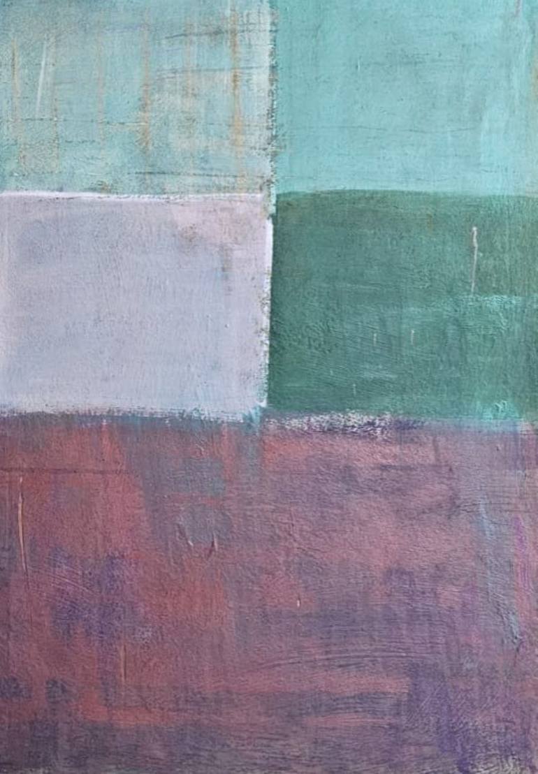 Original Bauhaus Abstract Painting by Nicoleta Nicorici