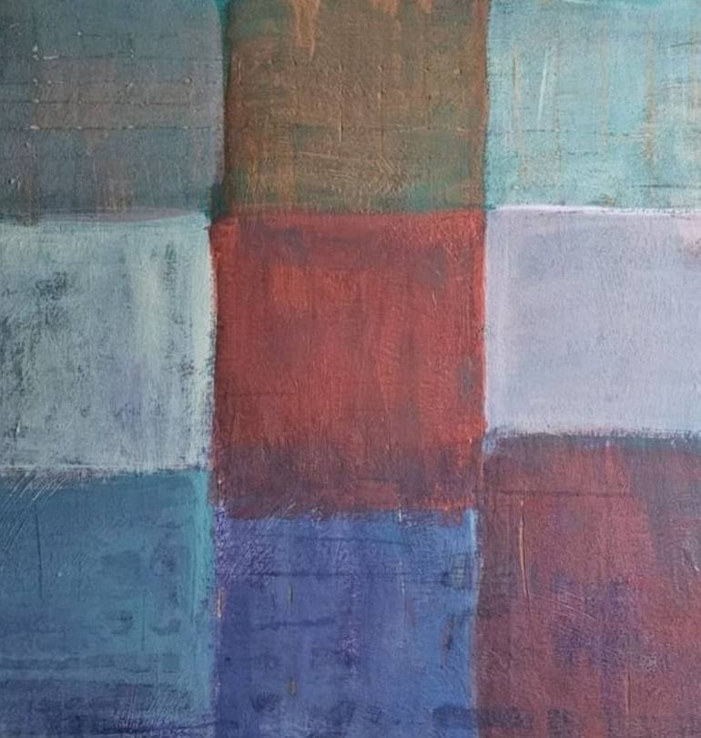 Original Bauhaus Abstract Painting by Nicoleta Nicorici