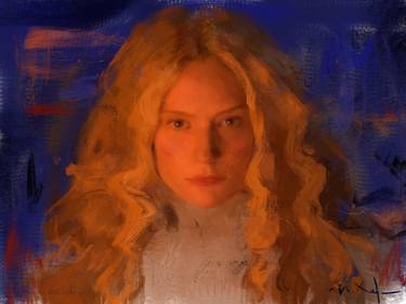 Original Portrait Painting by Iliya Haharev