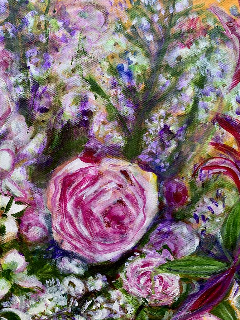 Original Contemporary Floral Painting by Rachel Legoff