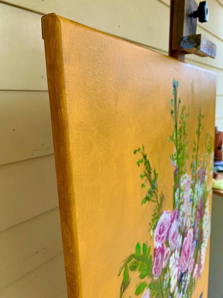 Original Contemporary Floral Painting by Rachel Legoff