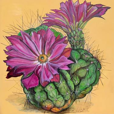 Original Contemporary Floral Painting by Rachel Legoff