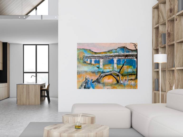 Original Contemporary Landscape Painting by Rachel Le Goff