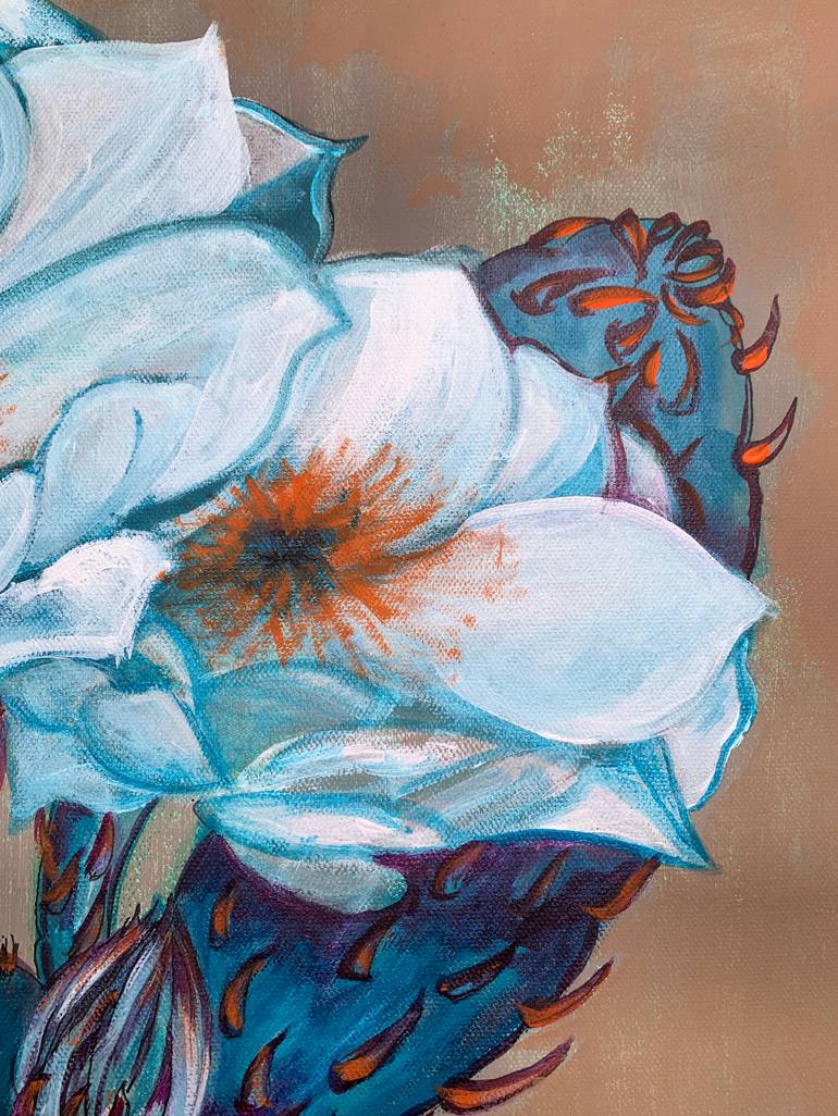 Original Conceptual Botanic Painting by Rachel Legoff