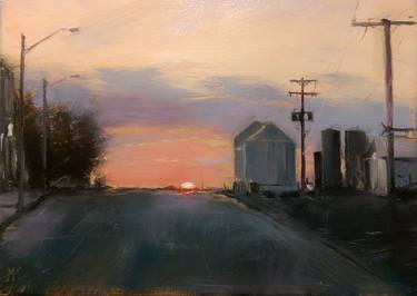 The Sunset, Oil on Canvas, 22x32 cm thumb
