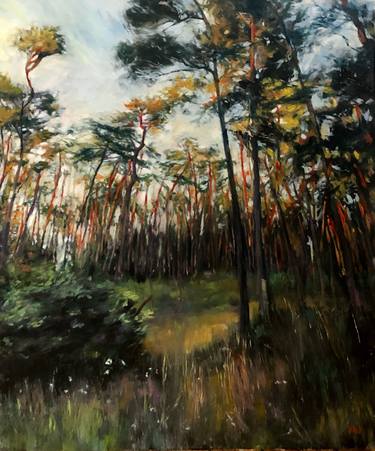 Original Fine Art Landscape Paintings by Marketa Cenker