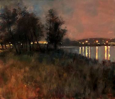 Original Fine Art Landscape Painting by Marketa Cenker