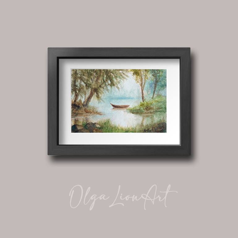 Original Realism Landscape Painting by Olga Lionart