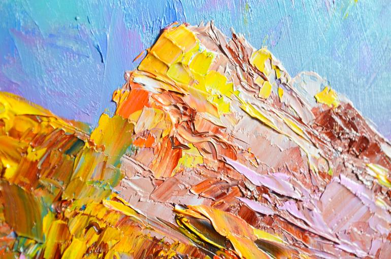 Original Impressionism Landscape Painting by Julia Makors