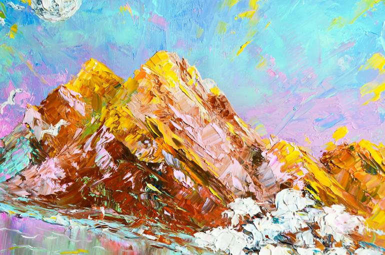 Original Impressionism Landscape Painting by Julia Makors