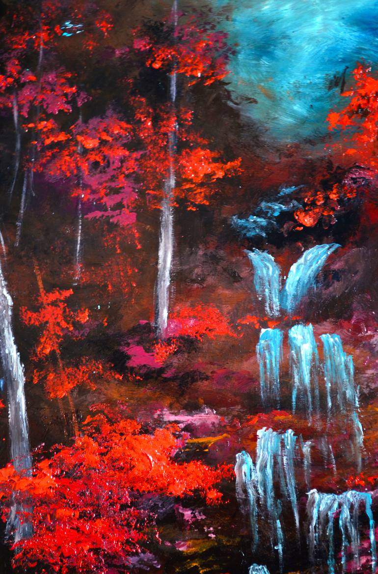 Original Impressionism Nature Painting by julia makors